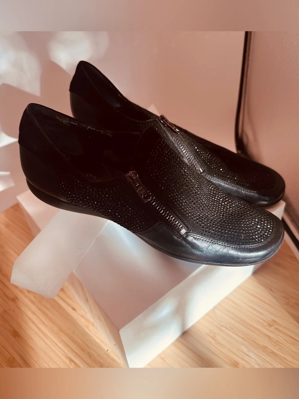 Sesto Meucci sparkly loafers Size 8